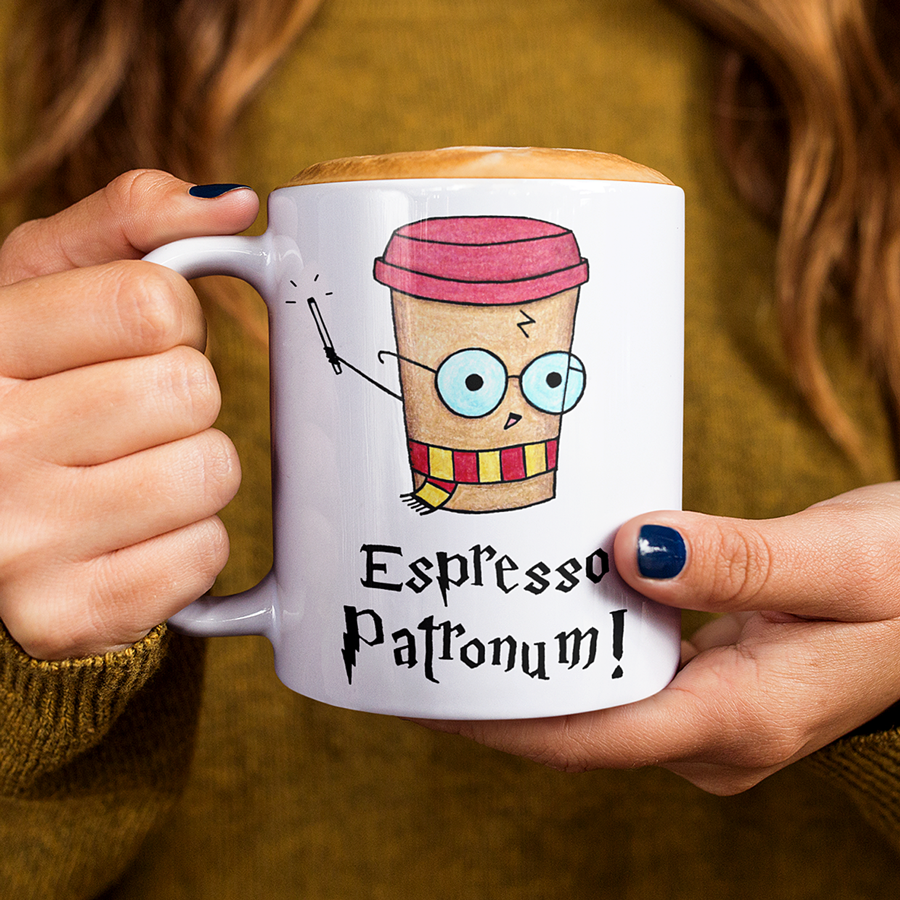Espresso Patronum Mug with Glasses | By Switzer Kreations