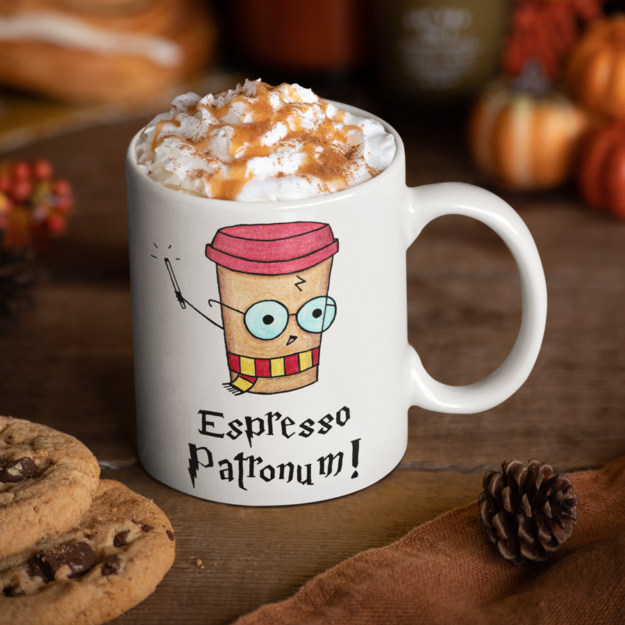 Espresso Patronum Mug with Glasses | By Switzer Kreations