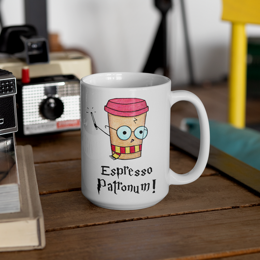 Espresso Patronum Mug with Glasses | By Switzer Kreations