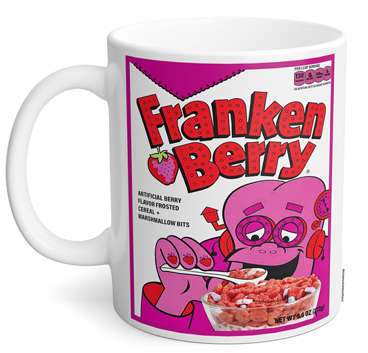 Franken-Berry Cereal Mug | Vintage Monster Cereal Box | by Switzer Kreations