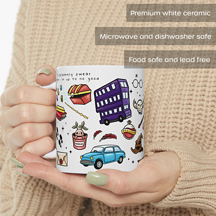 I solemnly swear that I am up to no good mug | By Switzer Kreations