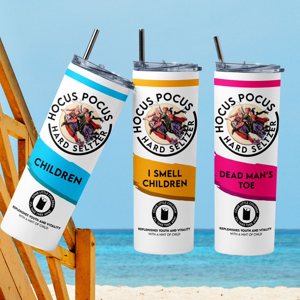 Hocus Pocus Hard Seltzer Tumblers | 20oz Switzer KreationsHocus Pocus Hard Seltzer Tumblers | Switzer Kreations
