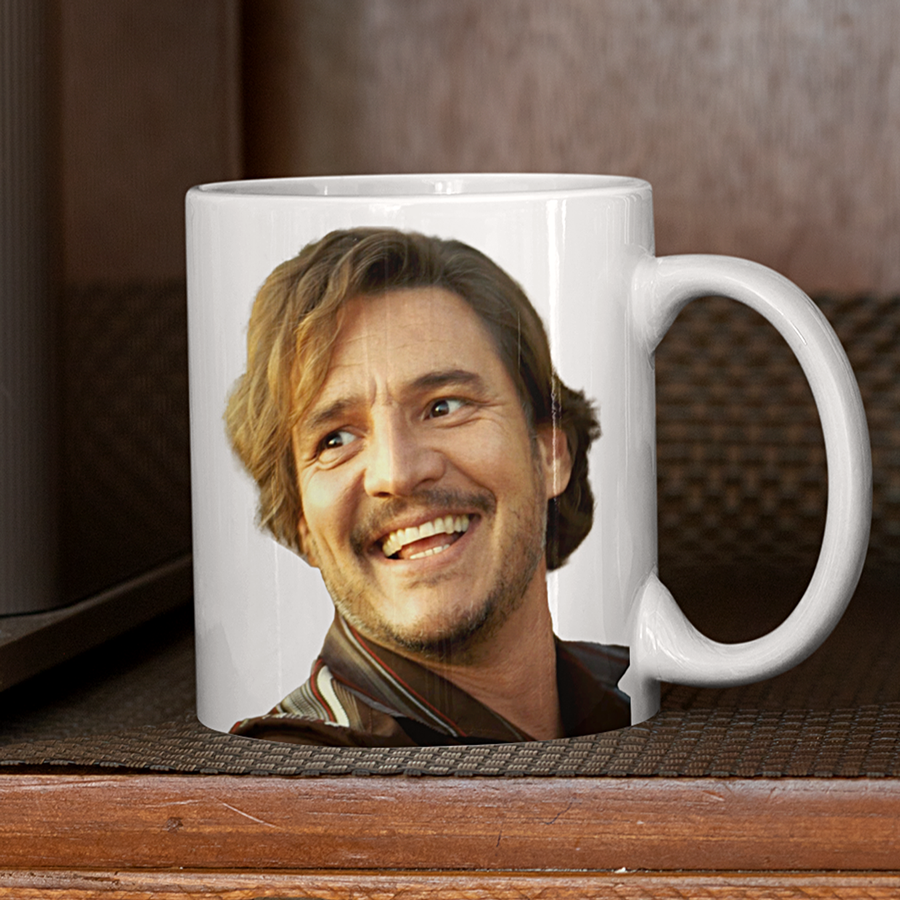 Pedro Pascal Nicolas Cage Massive Talent Coffee Mug 11oz | By Switzer Kreations