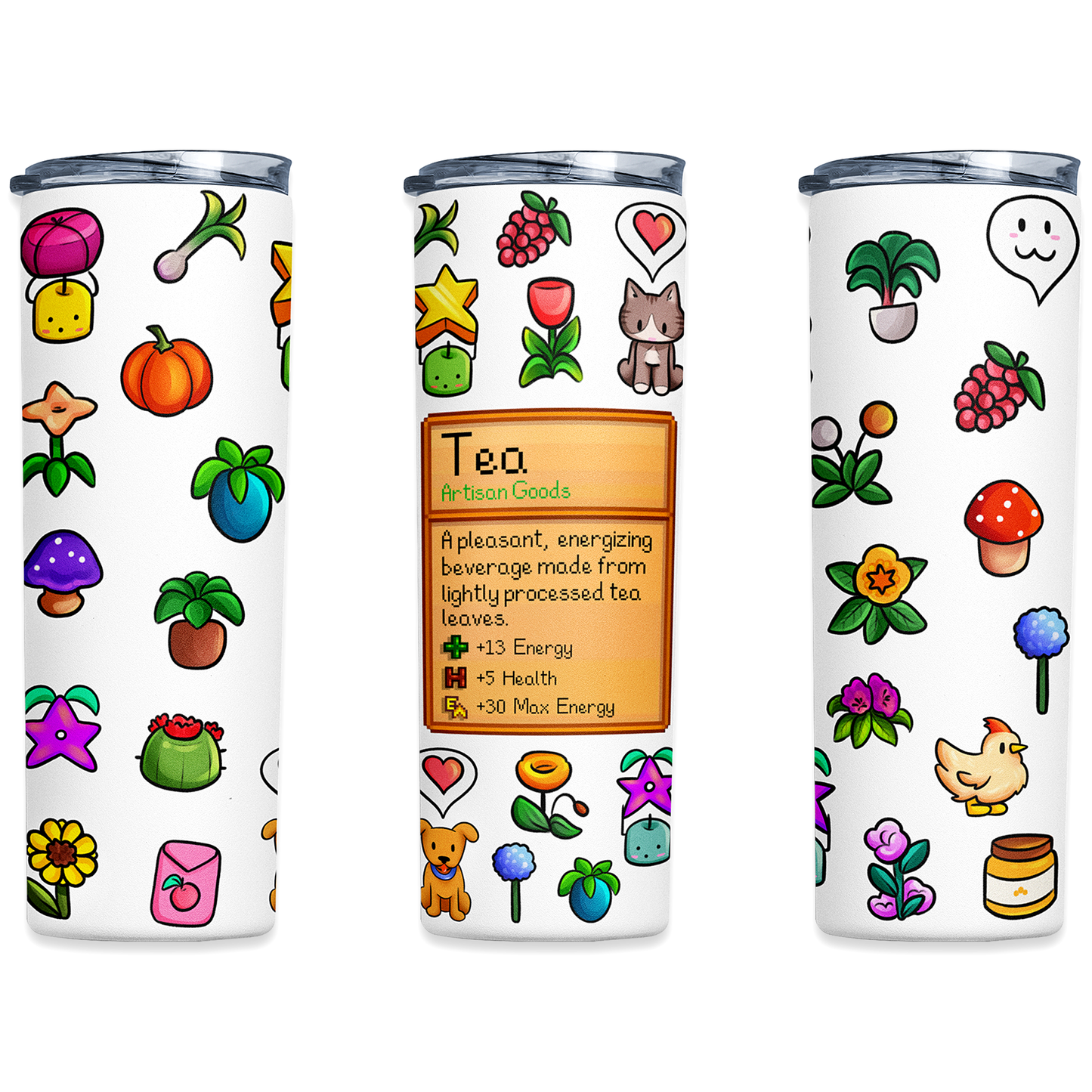 Stardew Valley Coffee Tumbler | Stardew Valley Gift | Stardew Valley Game by Switzer Kreations