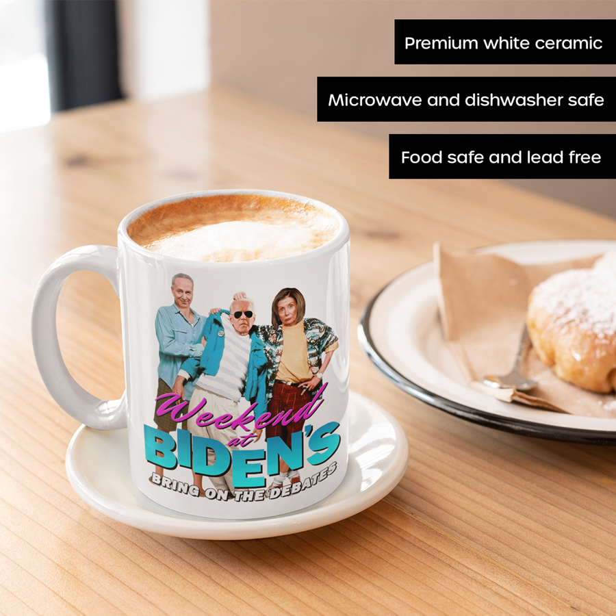 Weekend At Bidens Mug 11oz | Funny Joe Biden Coffee Mug