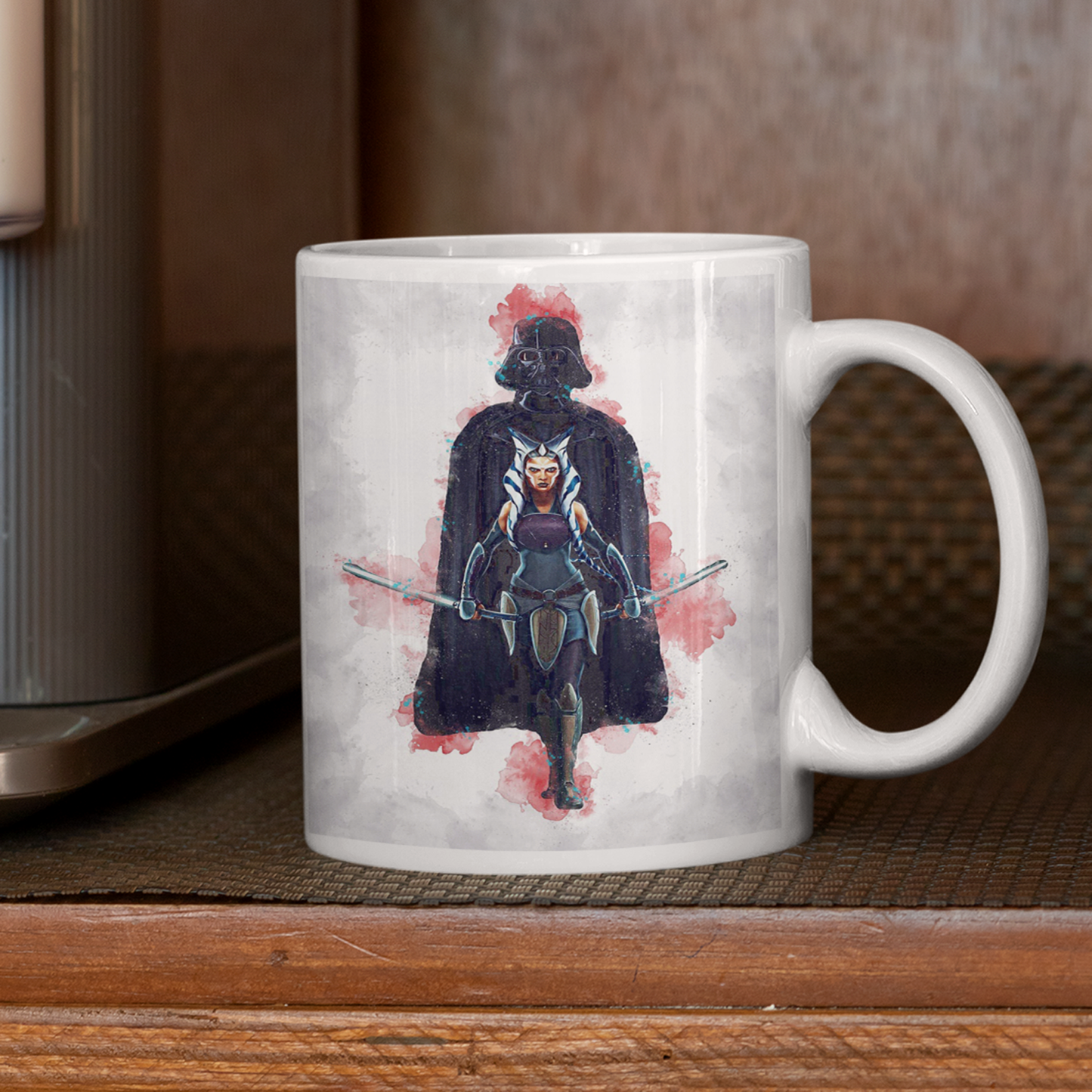 Ahsoka Tano & Darth Vader Mug | By Switzer Kreations