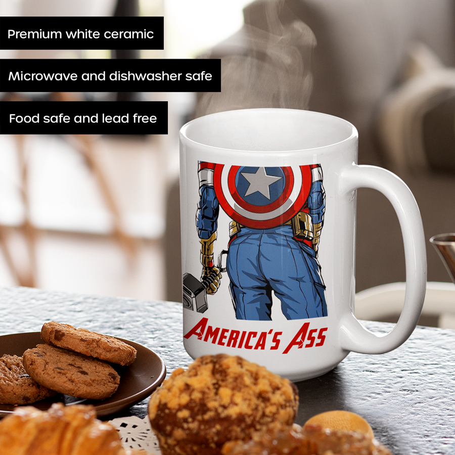 Americas Ass Mug 15oz | By Switzer Kreations