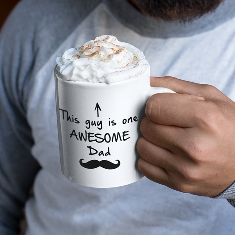 One Awesome Dad Coffee Mug - Father's Day Gift for Dad