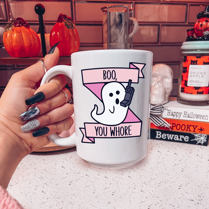Boo You Whore - Mean Girls Mug - Switzer Kreations