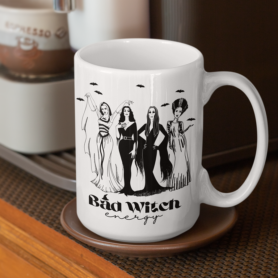 Bad Witch Energy Mug 15oz | By Switzer Kreations