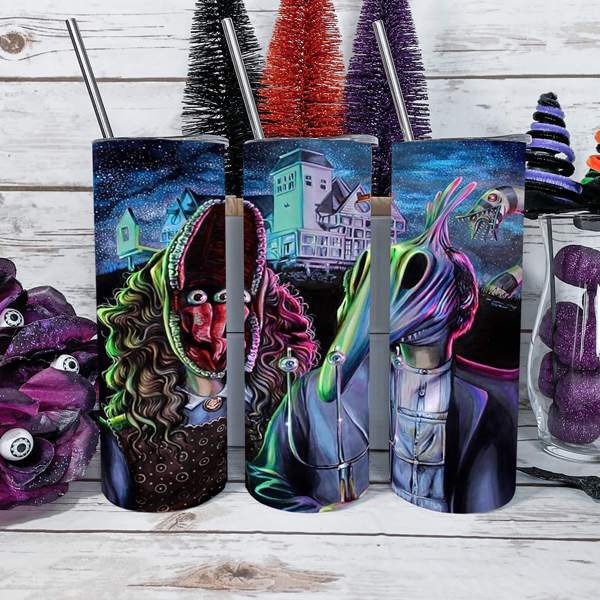 Beetlejuice Tumbler - Switzer Kreations