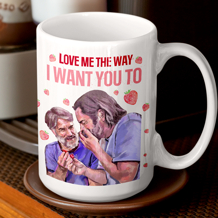 Bill & Frank Strawberries Mug 15oz | By Switzer Kreations