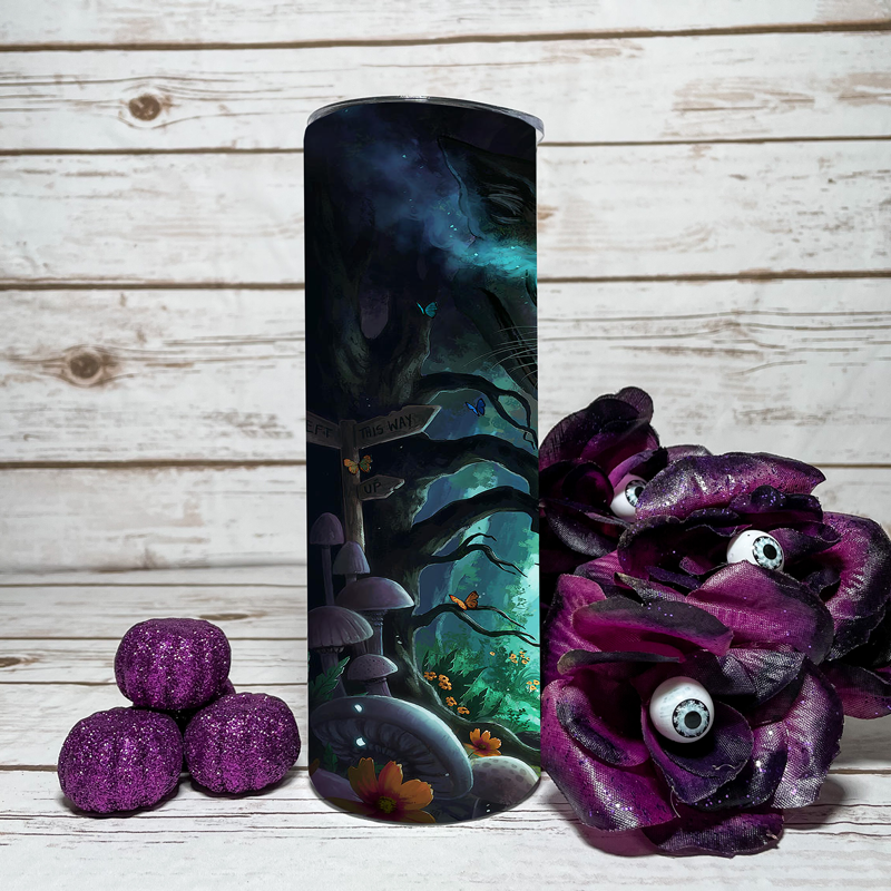 Alice In Wonderland Cheshire Cat 20oz Tumbler - Switzer Kreations
