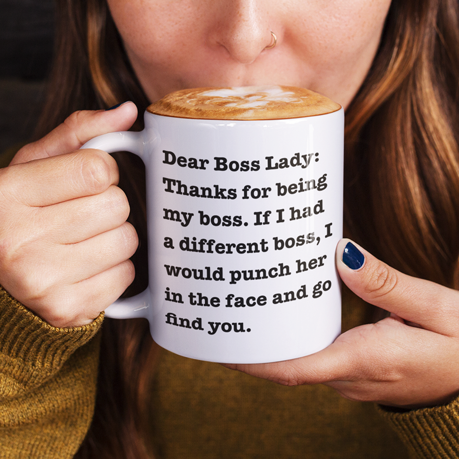 Dear Boss Lady Mug | By Switzer Kreations