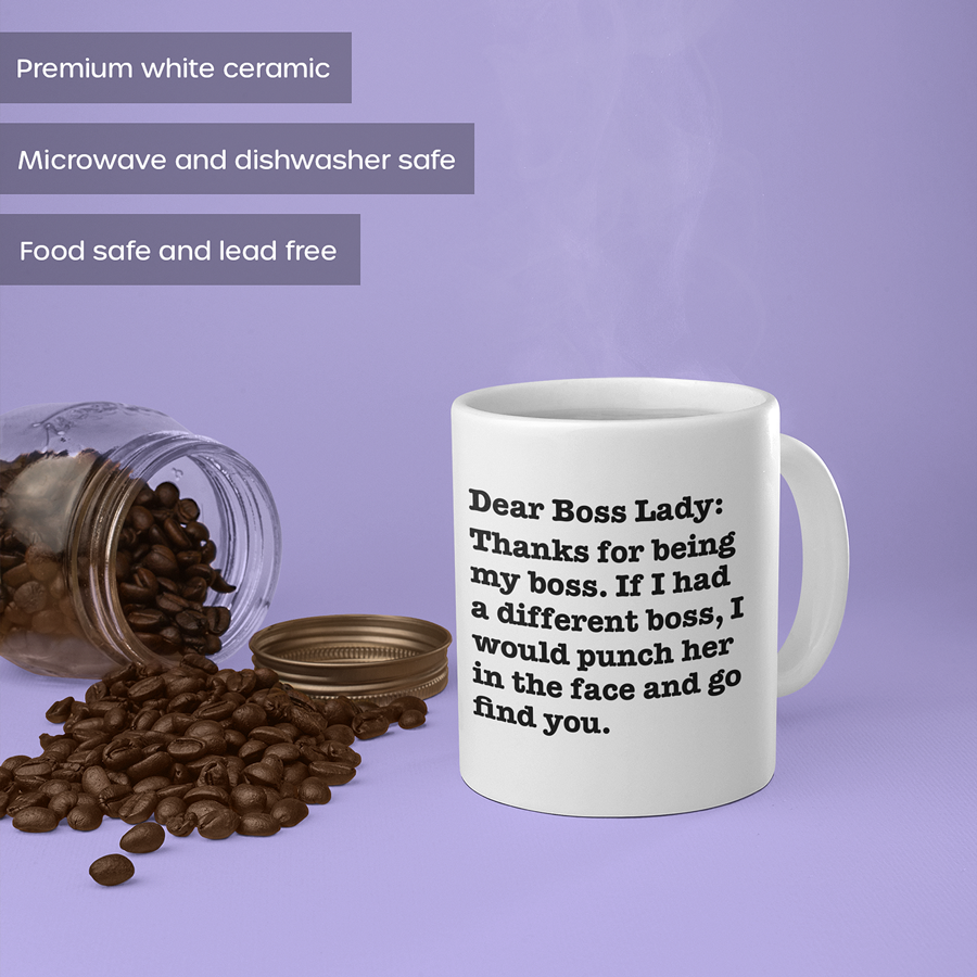 Dear Boss Lady Mug | By Switzer Kreations