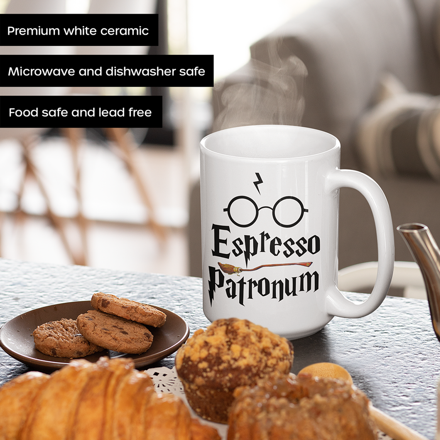 Espresso Patronum Mug 15oz | By Switzer Kreations