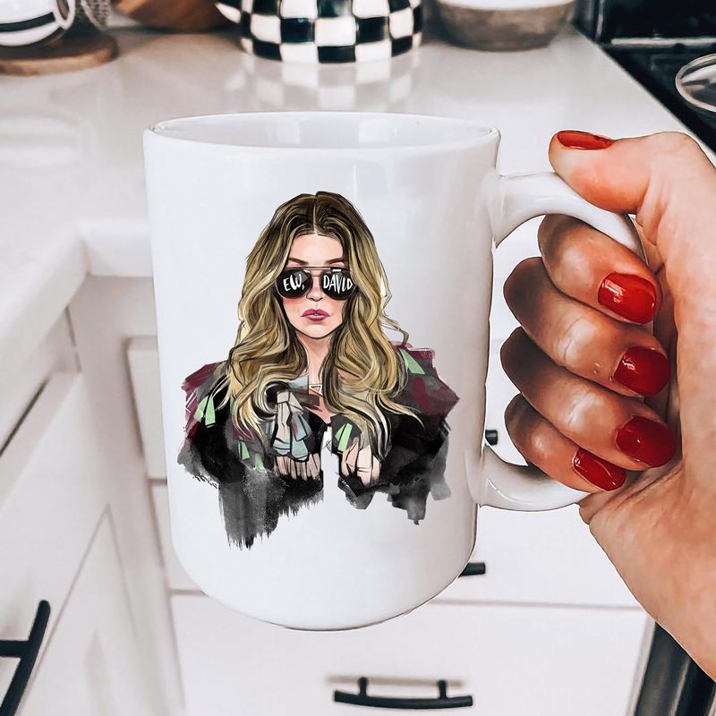 Ew David Alexis Rose Schitts Creek Mug - Switzer Kreations