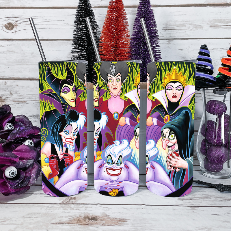 Female Villains Tumbler - Switzer Kreations