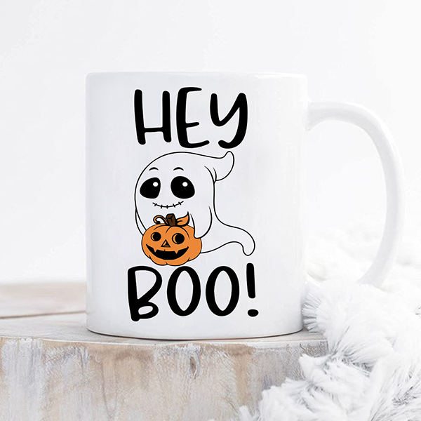 Hey Boo! Halloween Mug