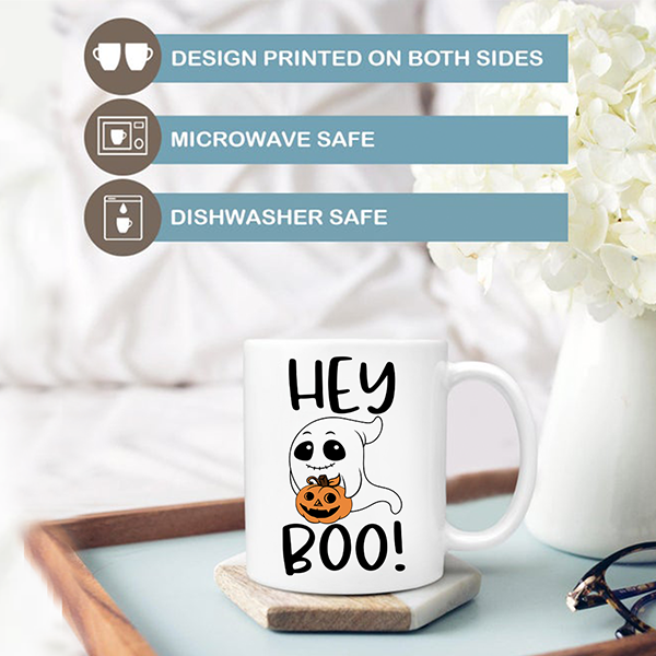 Hey Boo! Halloween Mug
