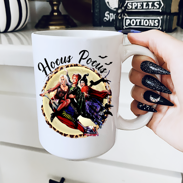 Hocus Pocus Flying Sanderson Sisters Mug - Switzer Kreations