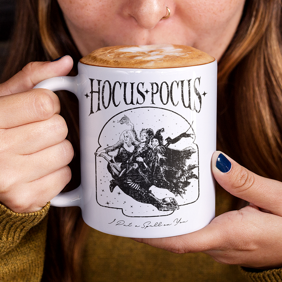 Retro Hocus Pocus Salem Coffee Mug 11oz | Switzer Kreations