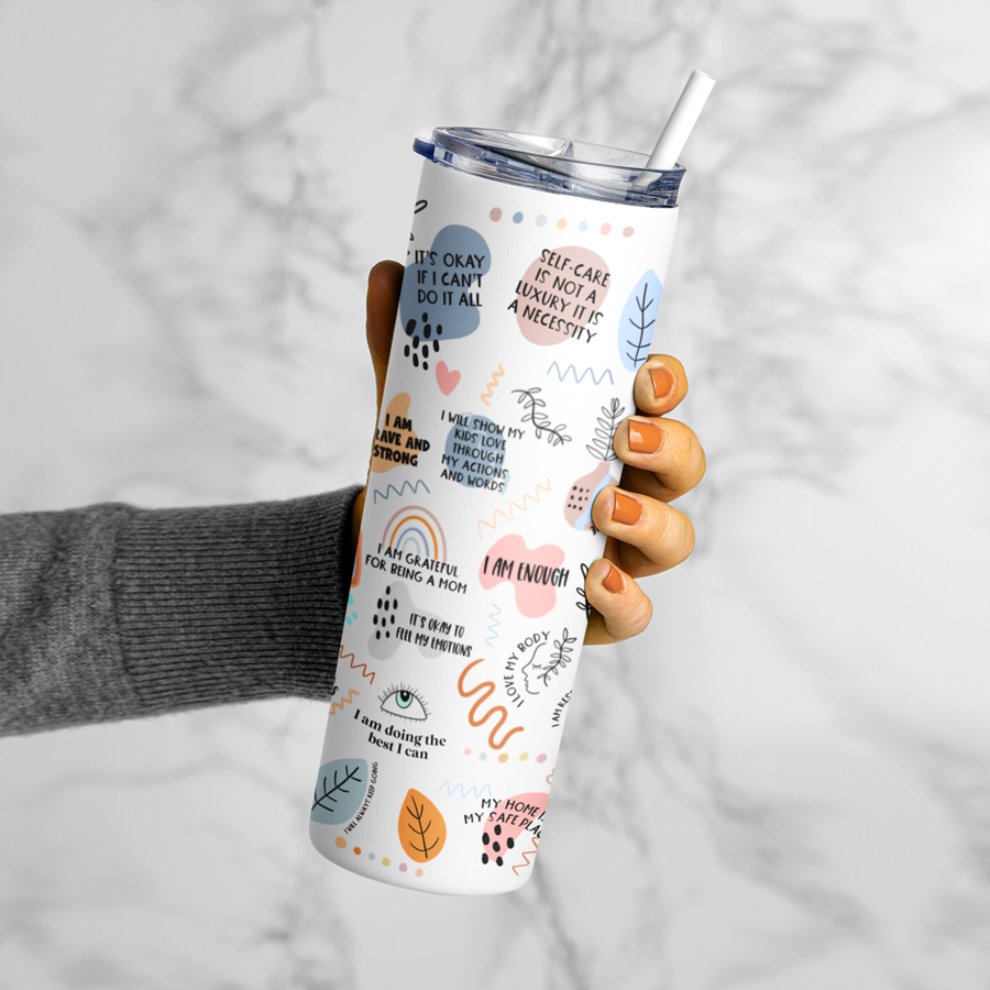 Mom Daily Affirmation Tumbler for Mom for Mother's Day | Switzer Kreations
