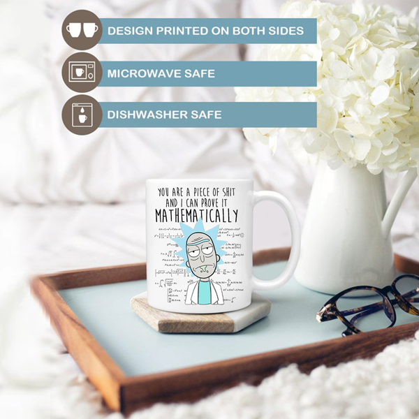 Rick Sanchez - I Can Prove It Mathematically Mug - Switzer Kreations