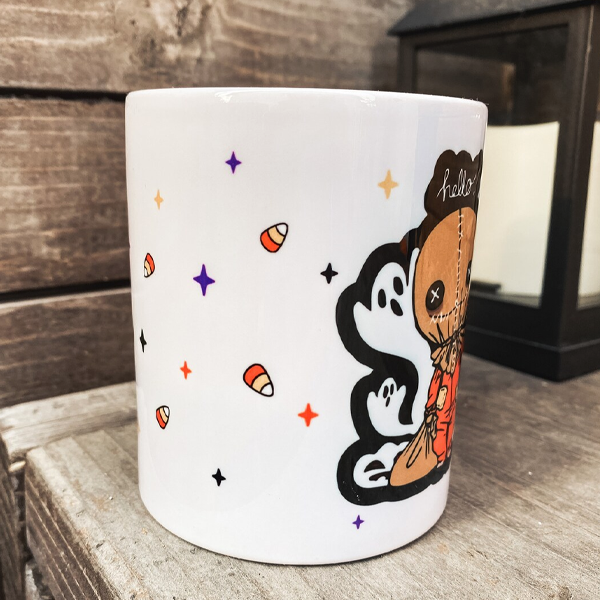 Trick 'r Treat Sam Doll Coffee Mug | Candy Wrap Around