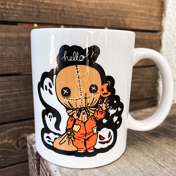 Trick 'r Treat Sam Doll Coffee Mug | Switzer Kreations