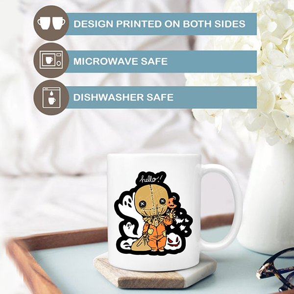 Trick 'r Treat Sam Doll Coffee Mug | Switzer Kreations