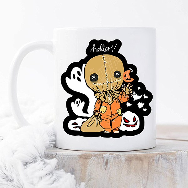Trick 'r Treat Sam Doll Coffee Mug | Switzer Kreations