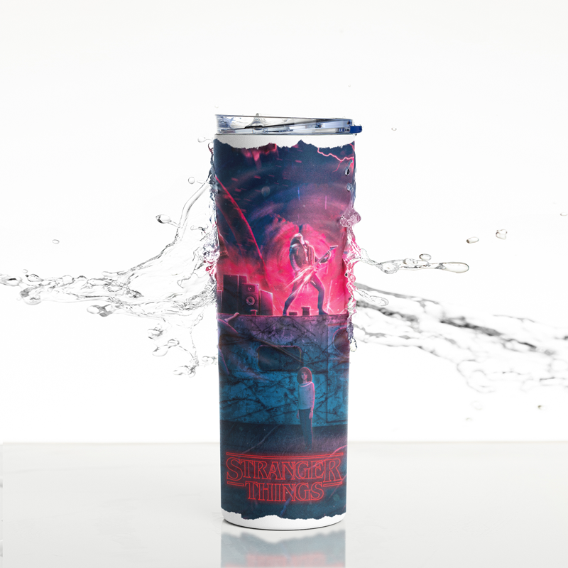 Eddie Munson Rocking Out Tumbler 20oz