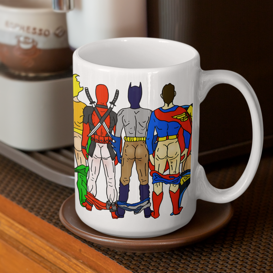 Superhero Butts Mug