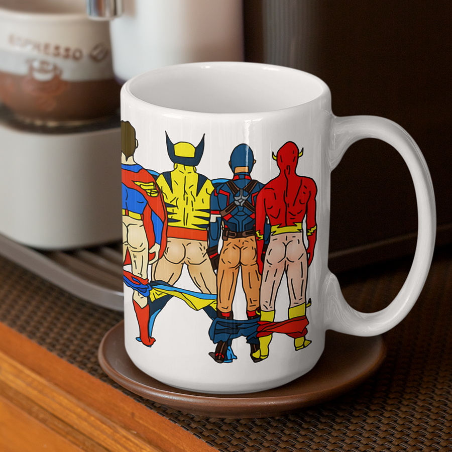 Superhero Butts Mug