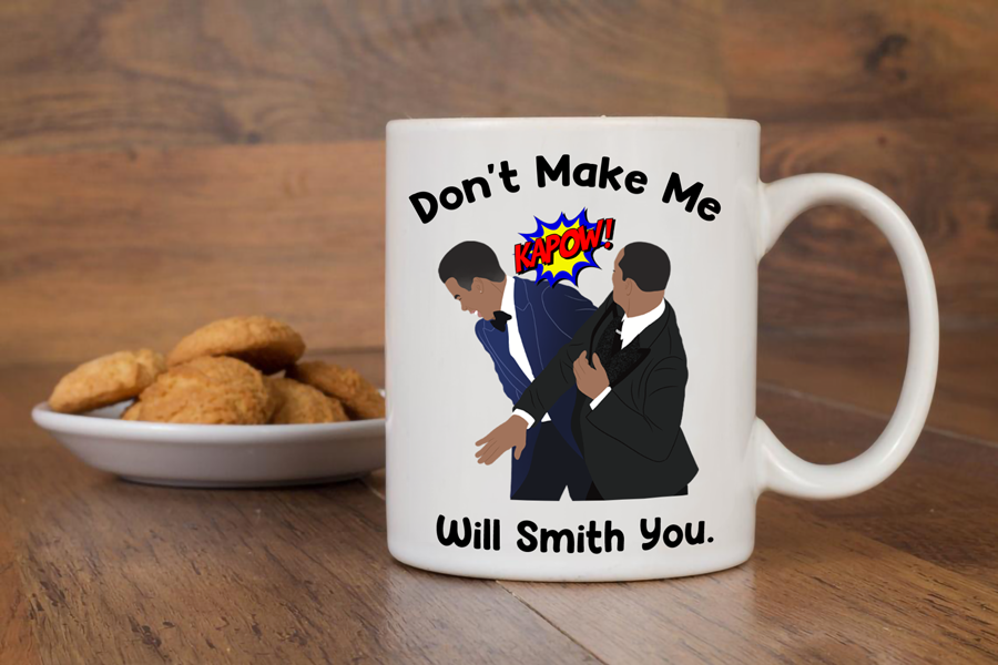 Will Smith Slapping Chris Rock Mug - Switzer Kreations