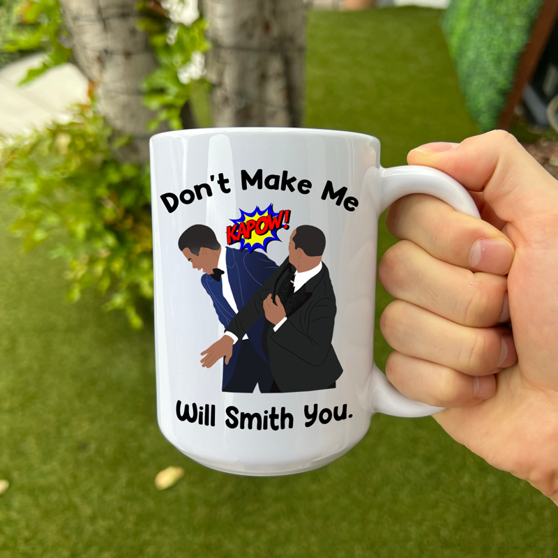 Will Smith Slapping Chris Rock Mug - Switzer Kreations
