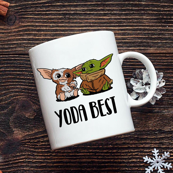 Baby Yoda and Gizmo - Yoda Best Mug