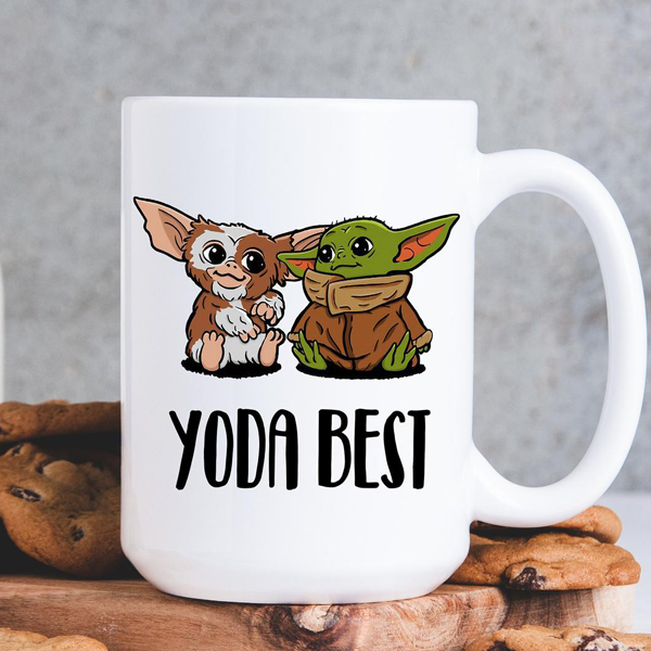 Baby Yoda and Gizmo - Yoda Best Mug