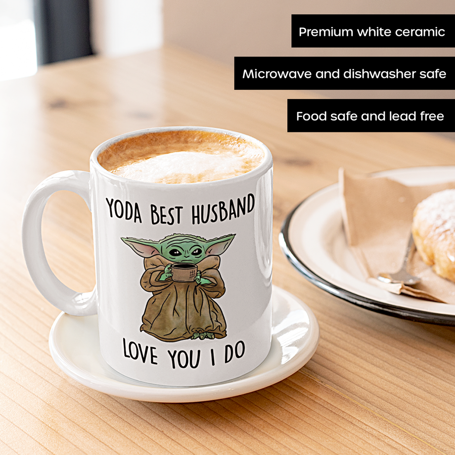 Yoda Best Husband Mug 11oz | By Switzer Kreations