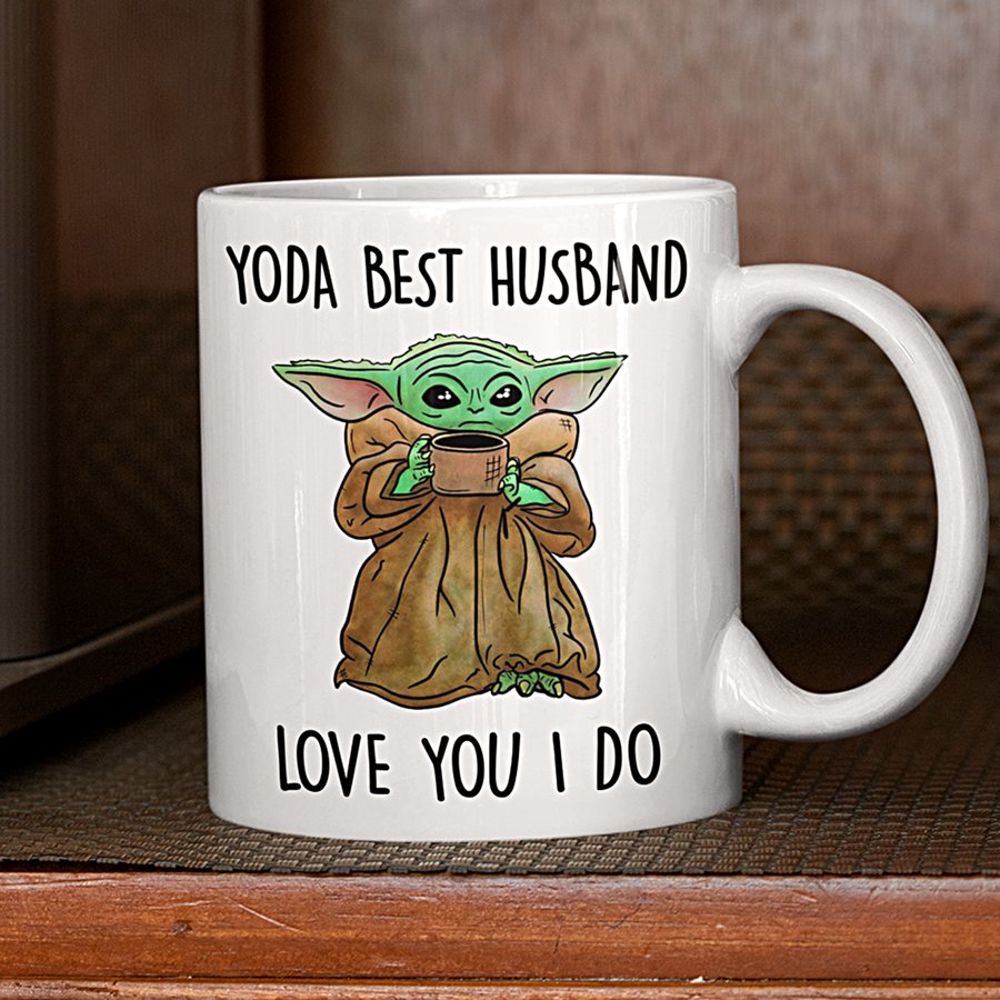 Yoda Best Husband Mug By Switzer Kreations