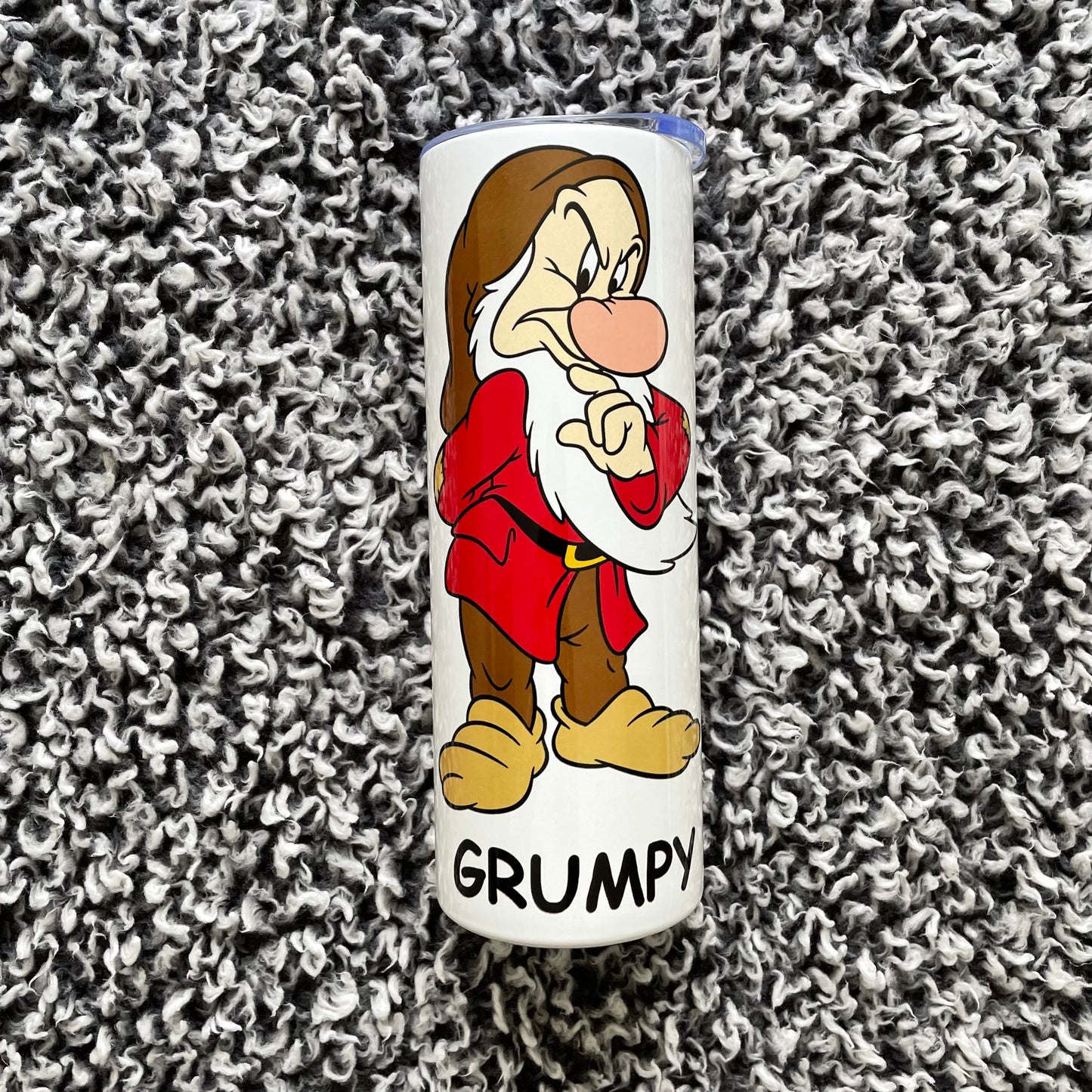 Grumpy Seven Dwarfs Tumbler - Switzer Kreations