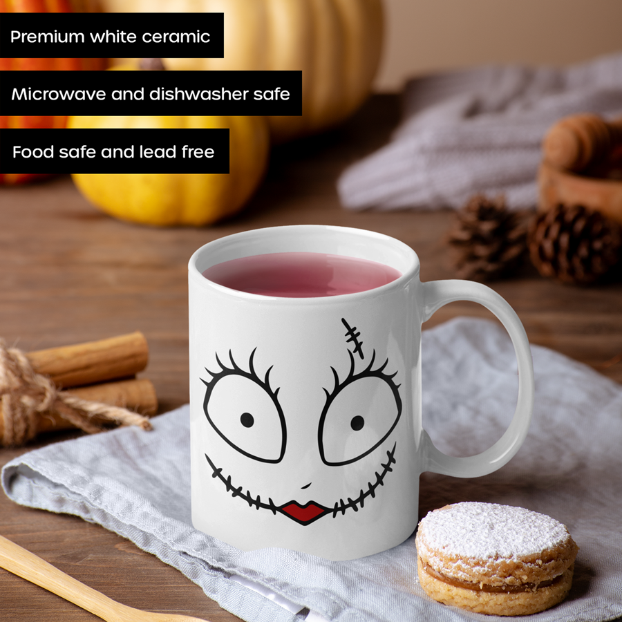 Jack and Sally Coffee Mugs | Switzer Kreations