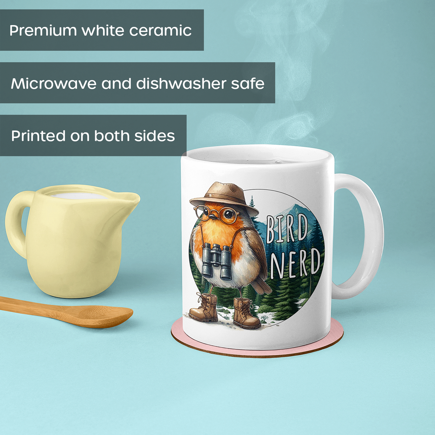 Bird Nerd Mug | Bird Watching Gifts | Switzer Kreations