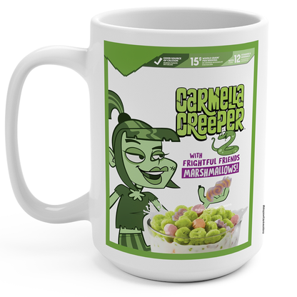 15 Oz Carmella Creeper Ceramic Mug | Monster Cereal Mugs | by Switzer Kreations