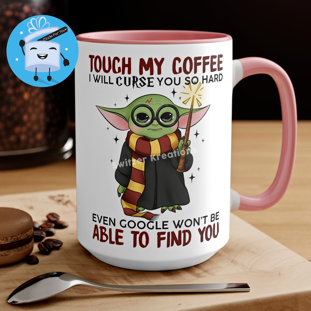 Grogu Wizard Coffee Mug | I'll Curse You So Hard Google Won't Find You Mug | By Switzer Kreations