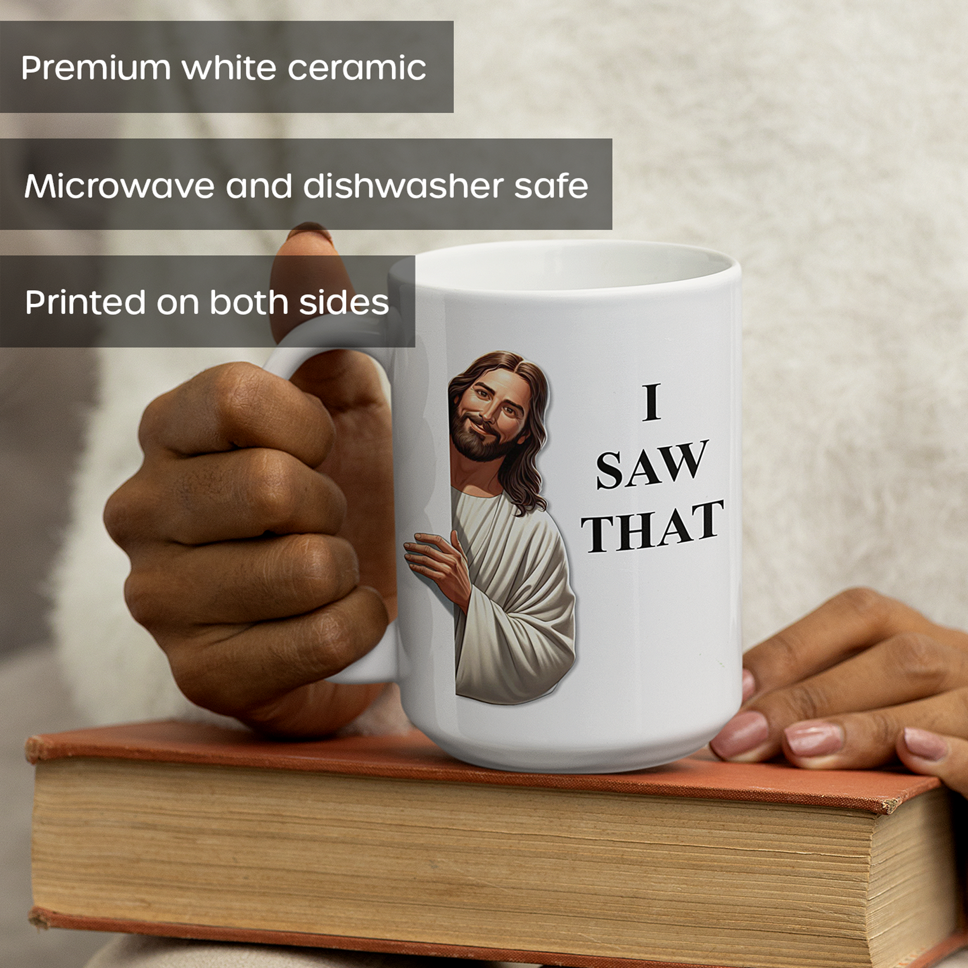 God Saw That Coffee Mug | God Is Watching | by Switzer Kreations