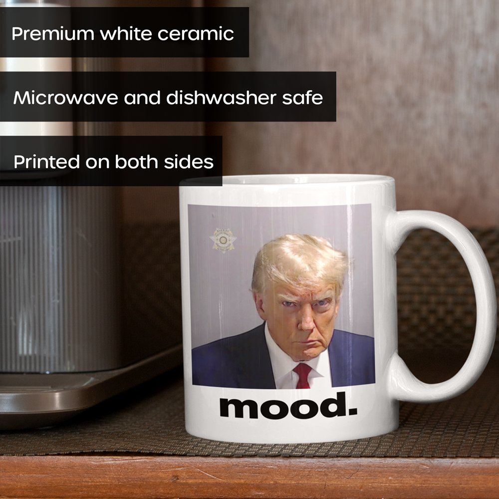 Trump Mugshot Coffee Mug 11oz - by Switzer Kreations