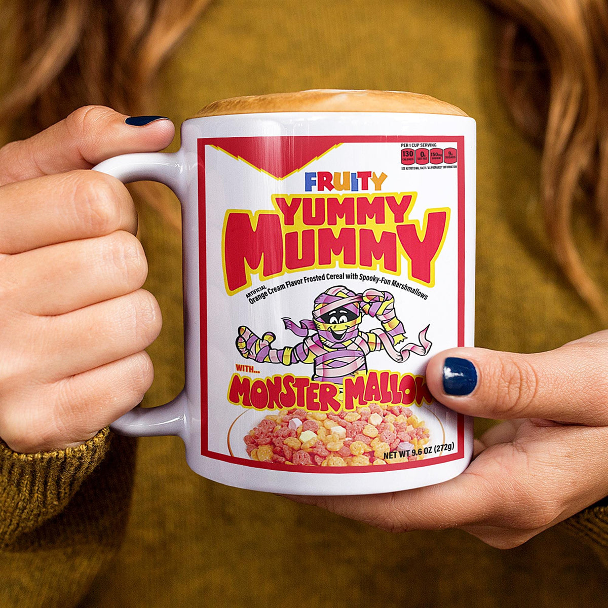 Yummy Mummy Monster cereal collector mug set with six character designs