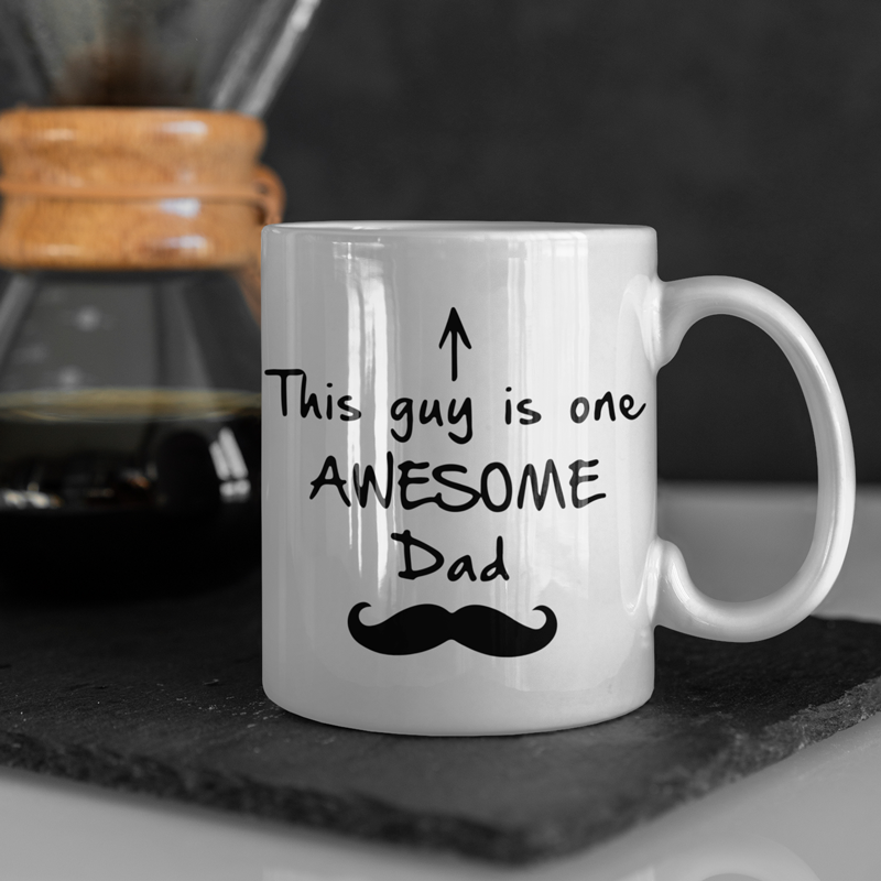 One Awesome Dad Coffee Mug - Father's Day Gift for Dad